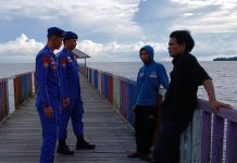 Personel Mako Perwakilan DAS Jelai Amankan Pantai, Wisatawan Nyaman