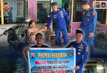 Sambangi Masyarakat DAS Kahayan, Ditpolairud Edukasi Bahaya Terorisme dan Radikalisme