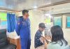 JALUR Klinik Terapung Dirpolairud Layani Kesehatan Warga di Pelabuhan Pasar Lama Buntok