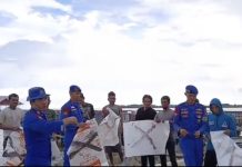 Ditpolairud Polda Kalteng Bersihkan 802 Kg Sampah di Pantai We Love Jelai