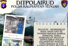 Ditpolairud Sambangi Warga DAS Katingan, Antisipasi Segala Bentuk Gangguan Kamtibmas
