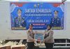 Dirpolairud Serahkan Bantuan Kemanusiaan dari Polda Kalteng kepada Polda Sumbar