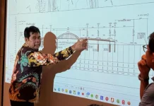 Bupati Barito Utara Tinjau Ulang Pembangunan Jembatan Sikan dan Lemo
