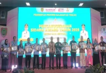 Barito Utara Raih Penghargaan Sidara, Bertekad Tingkatkan Kinerja Berbasis Elektronik