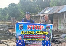 Ditpolairud Polda Kalteng Kampanyekan Stop Ilegal Fishing Lindungi Sumber Daya DAS Barito
