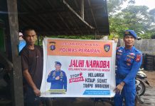 Polmas Ditpolairud Polda Kalteng Intensif Cegah Penyebaran Narkoba di DAS Seruyan