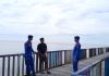 Personel Ditpolairud Ciptakan Suasana Aman dan Nyaman di Pantai We Love Jelai