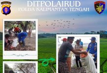 Ditpolairud Peduli Lingkungan! Sampah Bersih, Pantai Kempeng Pegatan Indah