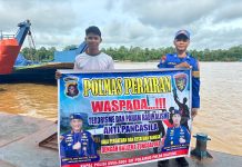 Ditpolairud Polda Kalteng Edukasi Masyarakat Buntok, Cegah Penyebaran Terorisme dan Radikalisme