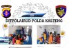 Personel Ditpolairud Polda Kalteng Berkomitmen Tingkatkan Kualitas Ilmu Pengetahuan Anak-Anak Pesisir