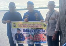 Ditpolairud Cegah Peredaran Narkoba di Pegatan Hilir DAS Katingan, Masyarakat Diedukasi