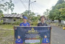 Waspadai Karhutla, Ditpolairud Edukasi Mitigasi Bencana kepada Warga Kelurahan Bereng