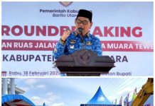 Proyek Pelebaran Jalan di Muara Teweh Dimulai, Bupati Shalahuddin Ingatkan Kualitas Pekerjaan