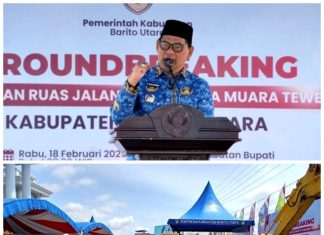 Proyek Pelebaran Jalan di Muara Teweh Dimulai, Bupati Shalahuddin Ingatkan Kualitas Pekerjaan