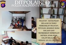 Kunjungan Belajar, Ditpolairud Mako Perwakilan Pegatan Tingkatkan SDM Anak-Anak DAS Katingan