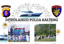 Baksos Ditpolairud dan Masyarakat DAS Jelai, Ratusan Kilo Gram Sampah di Pantai Dibersihkan