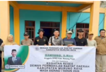 Reses di Kecamatan Murung, Mahyono Serap Aspirasi Warga Desa Panuut