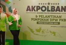 Dina Maulidah Hadiri Pelantikan DPW PKB se-Indonesia di Jakarta