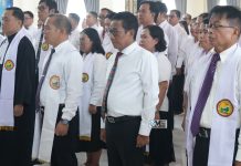 Bupati Heriyus Dikukuhkan sebagai anggota MP Jemaat GKE Ekklesia Puruk Cahu