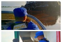 Ditpolairud Periksa Legalitas dan Alat Keselamatan Kapal di DAS Mentaya, Cegah Tindak Kriminal Perairan