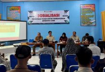 Dinas Perkimtan Barito Utara Libatkan Warga Ikut Sosialisasi Pembebasan Lahan Jembatan Lahei