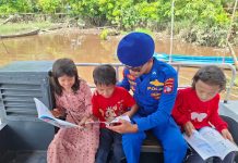 Pondok Baca KP 2005 DAS Mentaya, Program Humanis Ditpolairud Polda Kalteng Bagi Masa Depan Anak Pesisir