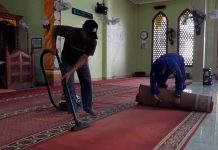 Ditpolairud Polda Kalteng Personel KP XVIII-1004 Bikin Asri Masjid Nor Ketapang 