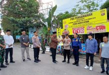 Bupati Shalahuddin Cek Pos Pengamanan Lebaran di Muara Teweh