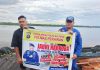 Personel KP XVIII-1004 Ditpolairud Ajak Masyarakat DAS Mentaya Perangi Narkoba