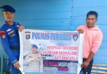 Ditpolairud Polda Kalteng Sambangi Masyarakat DAS Seruyan, Edukasi Bahaya Terorisme dan Radikalisme