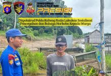 Ditpolairud Polda Kalteng Gencar Cegah Narkoba di DAS Barito