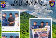 Ditpolairud Polda Kalteng Edukasi Masyarakat DAS Katingan Melawan Narkoba