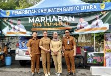 BPPD Barito Utara Hadir Layani Wajib Pajak di Pasar Ramadan