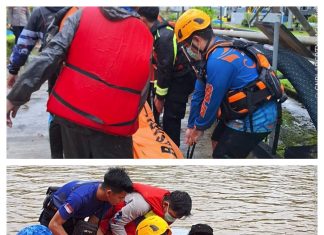 Tuntas dalam Rentang Sejam, Tim Gabungan Temukan Mayat Dua Korban Tenggelam di Sungai Barito