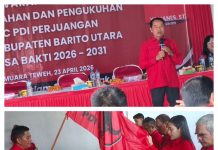 Musancab, DPD PDI Perjuangan Kalteng Konsolidasikan Kekuatan PAC Se-Barito Utara
