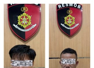 Satreskrim Polres Barito Utara Tangkap Dua Pencuri Dua Tandon Air di Muara Teweh