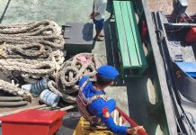 Ditpolairud Patroli di DAS Kahayan Bahaur, Fokus Pelayaran Utamakan Keselamatan