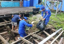 Polri Cinta Lingkungan, Ditpolairud Polda Kalteng Bergerak Cepat Bersihkan Sungai 