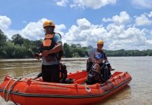 Satu Anggota Polri dan Satu ABK Hilang di Sungai Barito Wilayah Muara Teweh