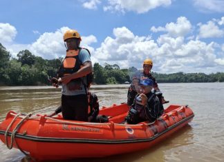 Satu Anggota Polri dan Satu ABK Hilang di Sungai Barito Wilayah Muara Teweh