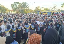 73 CJH Murung Raya Diberangkatkan, Bupati Heriyus Doakan Haji Mabrur