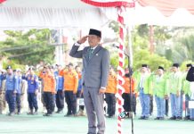 Pimpin Upacara Peringatan OTDA dan Hardiknas 2026, Ini Pesan Wabup Rahmanto