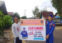 Polmas, Personel Ditpolairud Polda Kalteng Cegah Peredaran Narkoba di DAS Seruyan