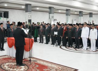 18 Pejabat Eselon II Pemkab Barito Utara Berganti Jabatan