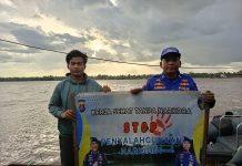 Ditpolairud Ingatkan Masyarakat Pesisir Pulang Pisau, Narkoba dapat Merusak Bangsa