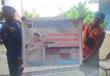 Ditpolairud Polda Kalteng Bagikan Cara Atasi Paham Anti Pancasila kepada Warga DAS Seruyan