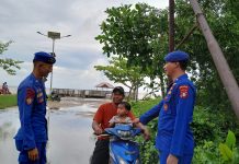 Ditpolairud Polda Kalteng Cipkon Lokasi Wisata Pantai Jelai Aman dan Nyaman