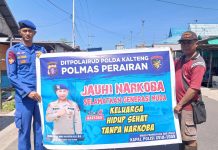 Ditpolairud Rangkul Masyarakat Sukamara Jauhi dan Perangi Narkoba