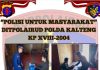 Polri Peduli! Ditpolairud Polda Kalteng Bersama Bhayangkari Bagikan Bansos kepada Warga Desa Sei Kapitan