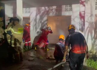 Gudang Pupuk UPT BBTPH Dinas Pertanian Barito Utara Terbakar